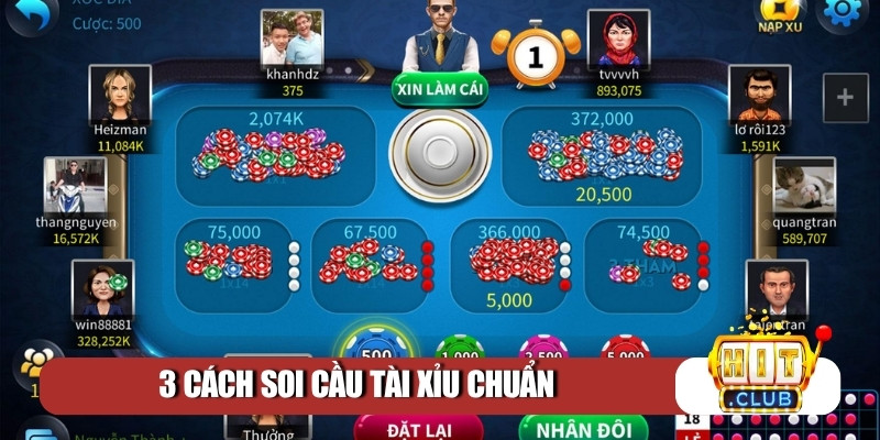 3 cách soi cầu Tài xỉu chuẩn