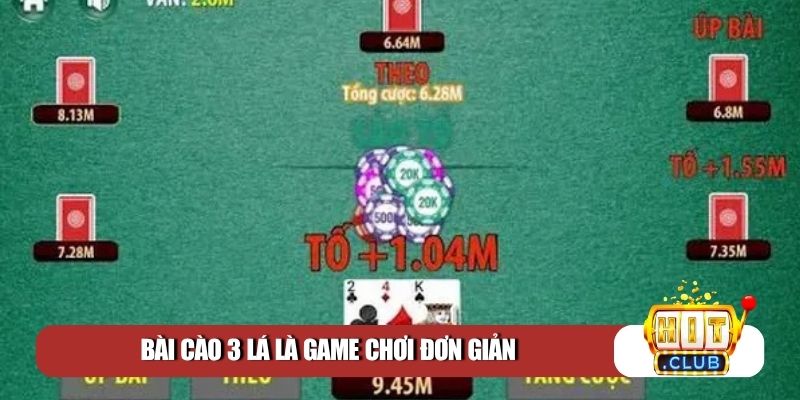 Bài cào 3 lá là game chơi đơn giản