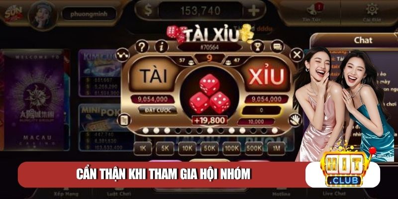 Cẩn thận khi tham gia hội nhóm