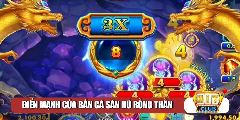 Điểm mạnh của bắn cá săn hũ Rồng Thần
