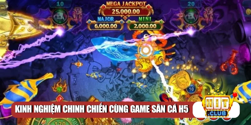 Kinh nghiệm chinh chiến cùng game săn cá H5