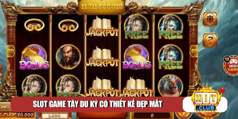 Slot game Tây Du Ký có thiết kế đẹp mắt