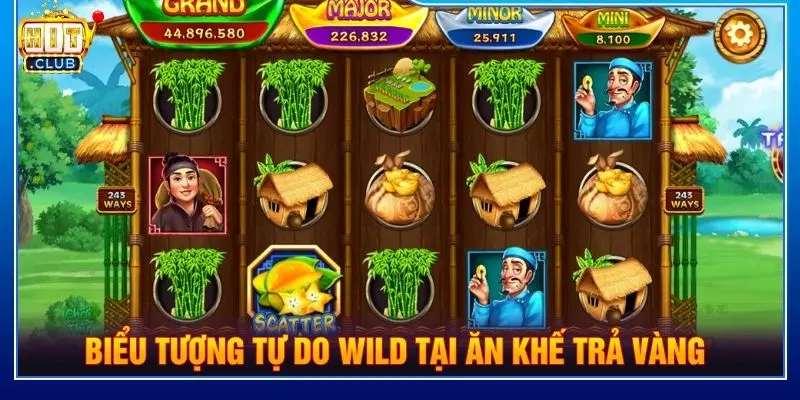 Biểu tượng tự do Wild tại ăn khế trả vàng