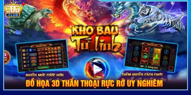 Đồ họa 3D thần thoại rực rỡ uy nghiêm