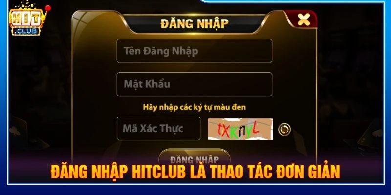 Đăng nhập HITCLUB là thao tác đơn giản