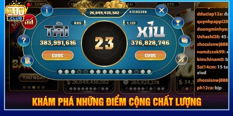 Khám phá những điểm cộng chất lượng
