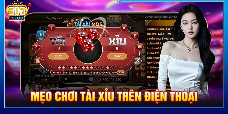 mẹo chơi tài xỉu trên điện thoại