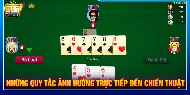 Những quy tắc ảnh hưởng trực tiếp đến chiến thuật